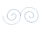 Double Swirl edge-to-edge longarm quilting pattern