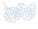 Feather Delight edge-to-edge longarm quilting pattern