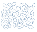Field of Flowers edge-to-edge longarm quilting pattern