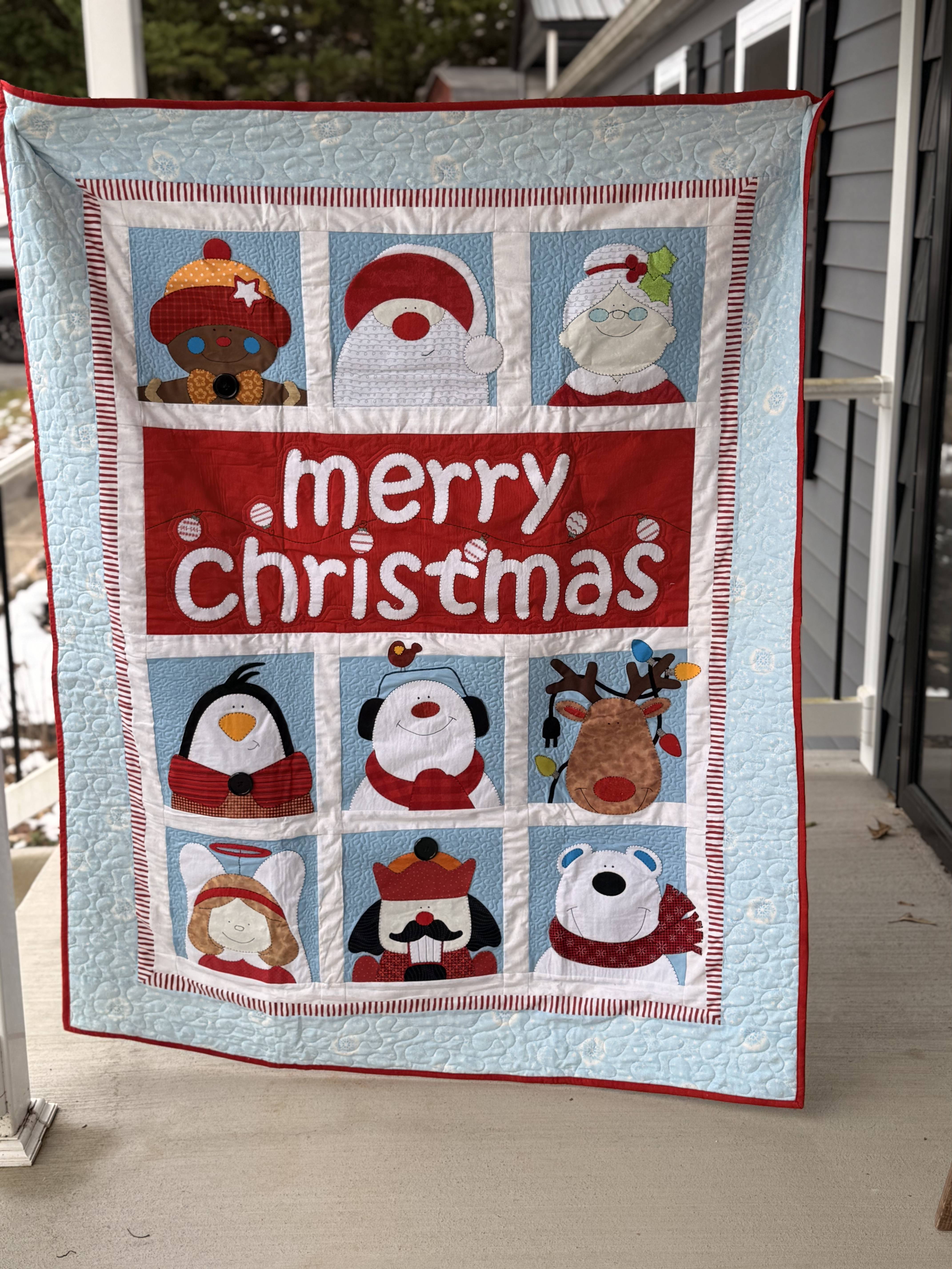 Merry Christmas Character Grid
