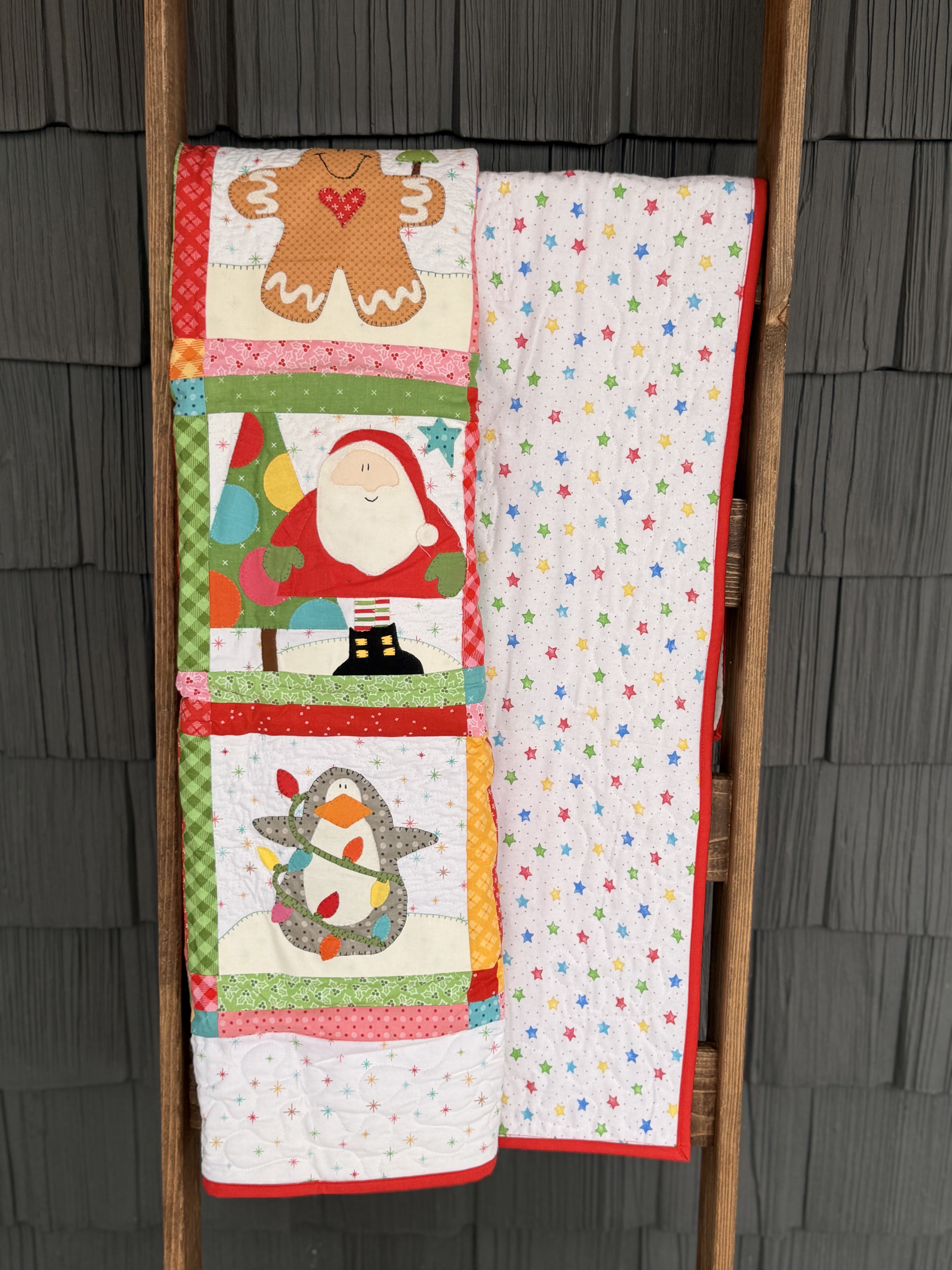 Holiday Friends Character Quilt